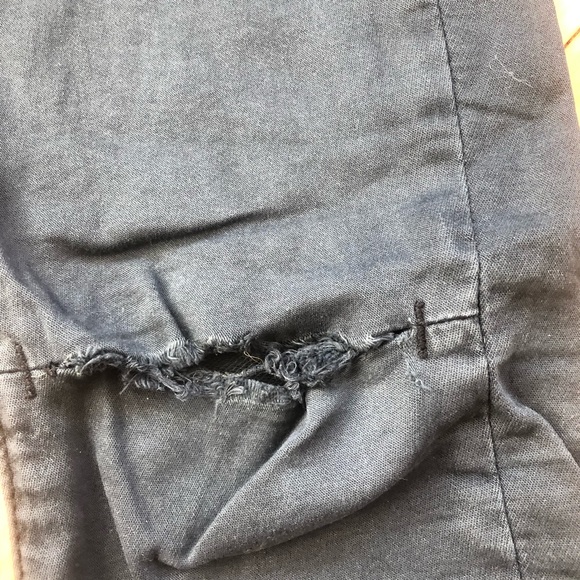 One Teaspoon Pants, Blue, Ripped Knees - Picture 5 of 8